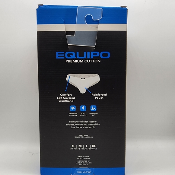 Equipo Underwear & Socks Equipo Mens 5 Pack Bikini Briefs Size